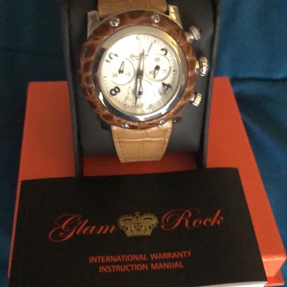 Designer, glam rock, manufactured in Switzerland, - Picture 5 of 5